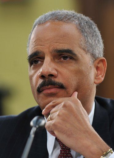 Attorney General Eric Holder testifies before a House Appropriations Committee Hearing on the Justice department\