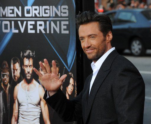 Actor Hugh Jackman who stars in the motion picture sci-fi thriller "X-Men Origins: Wolverine" attends an industry screening of the film at Grauman\