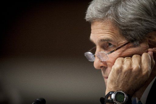 Secretary of State John Kerry testifies before the Senate Foreign Relations Committee about the Iran Nuclear Agreement on July 23, 2015 in Washington, D.C. Photo by Pete Marovich\/