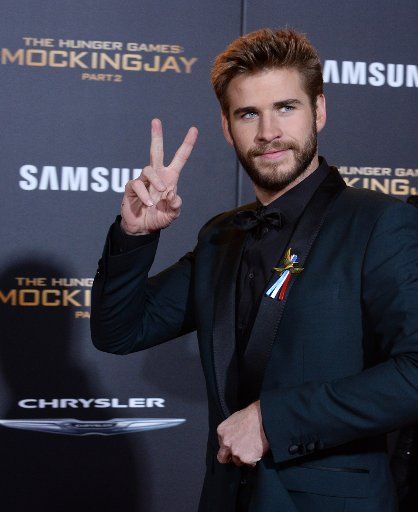 Cast member Liam Hemsworth attends the premiere of the sci-fi motion picture "The Hunger Games: Mockingjay - Part 2" at Microsoft Theater in Los Angeles on November 16, 2015. Storyline: As the war of Panem escalates to the destruction of other ...