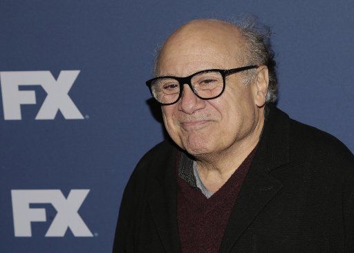 Danny DeVito arrives on the red carpet at the FX Networks upfront screening of \