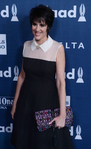 News anchor Mercedes Soler attends the 27th annual GLAAD Media Awards at the Beverly Hilton Hotel in Beverly Hills, California on April 2, 2016. Photo by Jim Ruymen\/