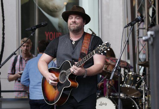 Lee Brice performs on Fox and Friends All American Summer Concert Series in New York City on June 30, 2017. Photo by John Angelillo\/