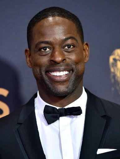 Actor Sterling K. Brown arrives for the 69th annual Primetime Emmy Awards at Microsoft Theater in Los Angeles on September 17, 2017. Photo by Christine Chew\/