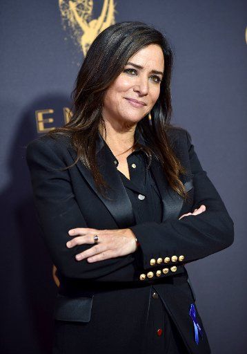 Actor Pamela Adlon arrives for the 69th annual Primetime Emmy Awards at Microsoft Theater in Los Angeles on September 17, 2017. Photo by Christine Chew\/