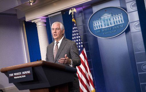 Secretary of State Rex Tillerson speaks about the Trump Administration\