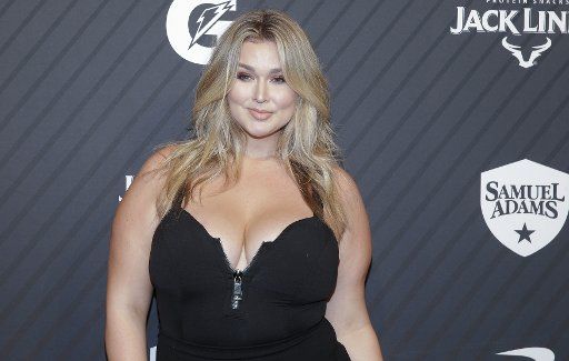 Hunter McGrady arrives on the red carpet at the Sports Illustrated 2017 Sportsperson of the Year Show on December 5, 2017 at Barclays Center in New York City. Photo by John Angelillo\/
