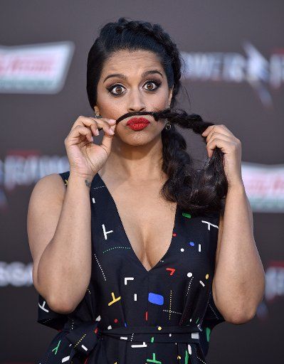 Lilly Singh attends the "Power Rangers" premiere at the Westwood Village Theatre in Los Angeles on March 22, 2017. Photo by Christine Chew\/
