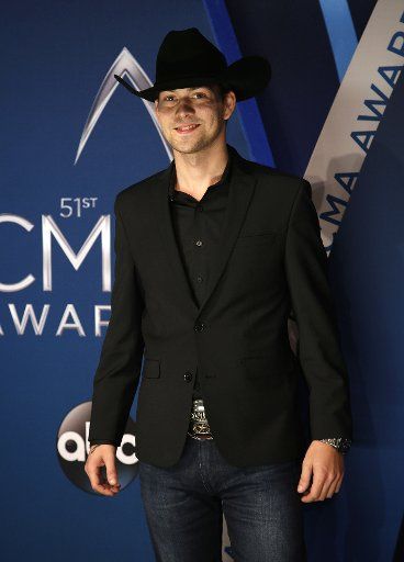 William Michael Morgan walks the red carpet as he arrives for the 51st Annual Country Music Association Awards on November 8, 2017 at the Bridgestone Arena in Nashville. Photo by John Sommers II\/