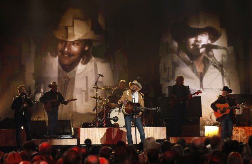 Alan Jackson performs at the 51st Annual Country Music Association Awards on November 8, 2017 at the Bridgestone Arena in Nashville. Photo by John Sommers II\/