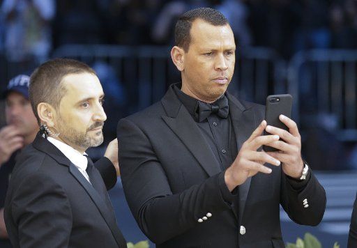 Alex Rodriguez arrives on the red carpet at The Metropolitan Museum of Art\