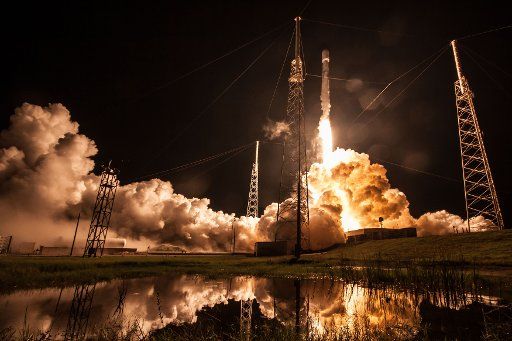 SpaceX successfully launches the Telstar 19 VANTAGE satellite from Space Launch Complex 40 (SLC-40) at Cape Canaveral Air Force Station in Florida on July 22, 2018. Telstar 19 VANTAGE is a new generation of Telesat satellites optimized to serve the types of bandwidth-intensive applications increasingly in demand by users worldwide. Following stage separation, SpaceX successfully landed Falcon 9\