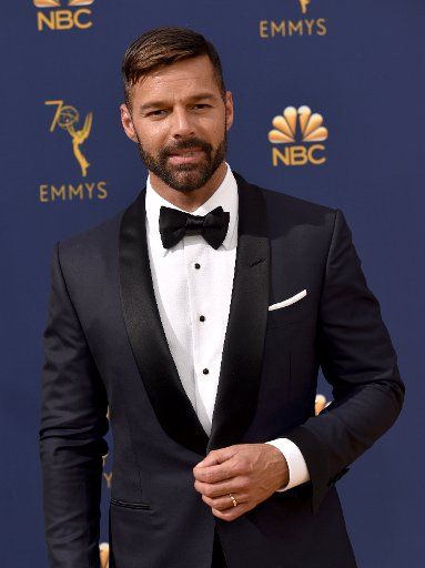 Singer Ricky Martin attends the 70th annual Primetime Emmy Award at the Microsoft Theater in downtown Los Angeles on September 17, 2018. Photo by Christine Chew\/