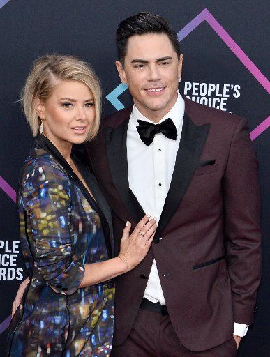 Actors Ariana Madix and Tom Sandoval arrive for the 44th annual E! People\