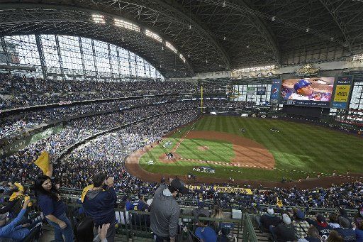 The Milwaukee Brewers host the Los Angeles Dodgers in National League Championship Series game two at Miller Park on October 13, 2018 in Milwaukee. The Brewers lead the series 1-0 over the Dodgers. Photo by Brian Kersey\/