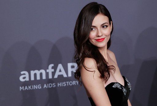 Victoria Justice arrives on the red carpet at the amfAR New York Gala 2019 at Cipriani Wall Street on February 6, 2019 in New York City. Photo by John Angelillo\/