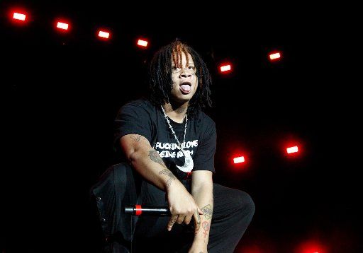 Trippie Redd performs on stage during the Day N Vegas Music Festival at the Las Vegas Festival Grounds in Las Vegas, Nevada on Saturday, November 2, 2019. Photo by James Atoa\/