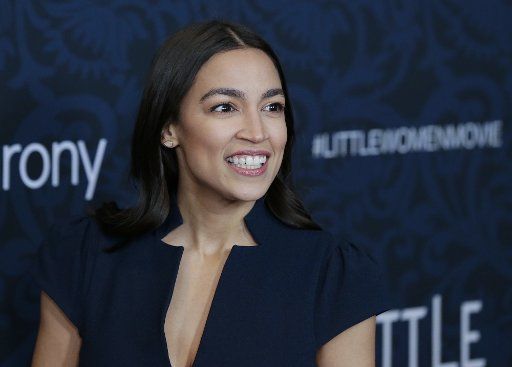 U.S. Representative Alexandria Ocasio-Cortez arrives on the red carpet at the "Little Women" World Premiere at Museum of Modern Art on Saturday, December 07, 2019 in New York City. Photo by John Angelillo\/
