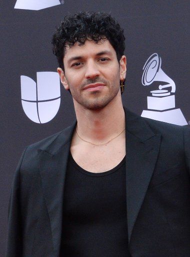 Singer Juan Ingaramo arrives on the red carpet for the 20th annual Latin Grammy Awards honoring Columbian singer Juanes at the MGM Grand Convention Center in Las Vegas, Nevada on Thursday, November 14, 2019. Photo by Jim Ruymen\/