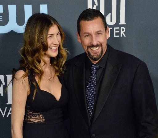 Actor Adam Sandler and his wife, actress Jackie Sandler attend the 25th annual Critics\
