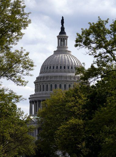 The United States Capitol Building is seen in Washington, D.C. on Wednesday, April 29, 2020. The Senate announced they will return next week amid the Coronavirus pandemic. Photo by Kevin Dietsch\/