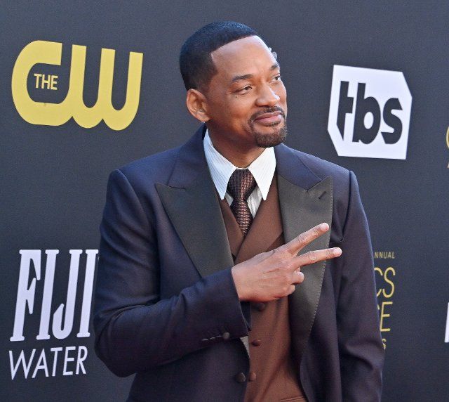 Will Smith attends the 27th annual Critics Choice Awards at the Fairmont Century Plaza on Sunday, March 13, 2022. UPI Photo Jim Ruymen