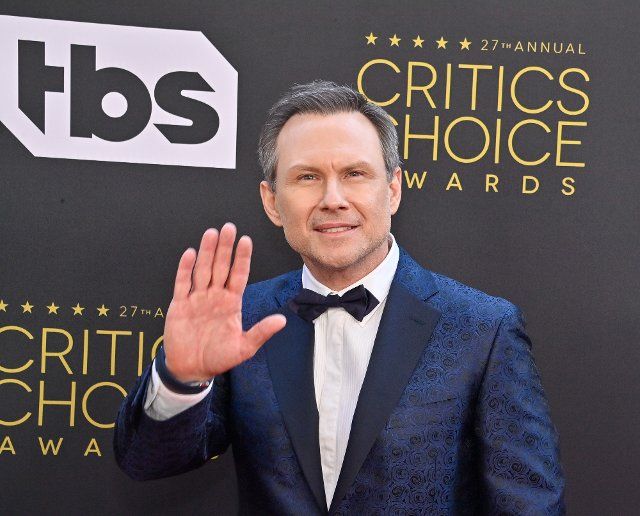 Christian Slater attends the 27th annual Critics Choice Awards at the Fairmont Century Plaza on Sunday, March 13, 2022. UPI Photo Jim Ruymen