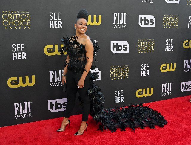 Amber Ruffin attends the 27th annual Critics Choice Awards at the Fairmont Century Plaza on Sunday, March 13, 2022. UPI Photo Jim Ruymen