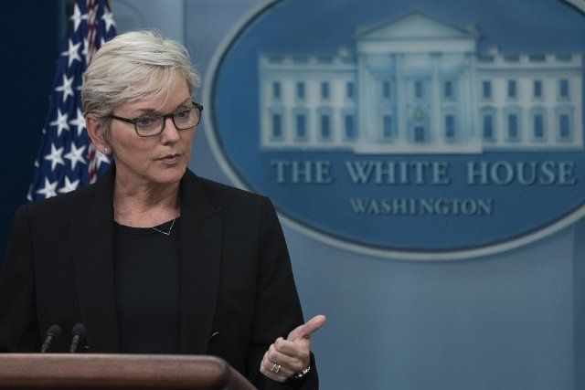 United States Secretary of Energy Jennifer Granholm participates in a briefing at the White House in Washington, DC, on Wednesday, June 22, 2022. Photo by Chris Kleponis