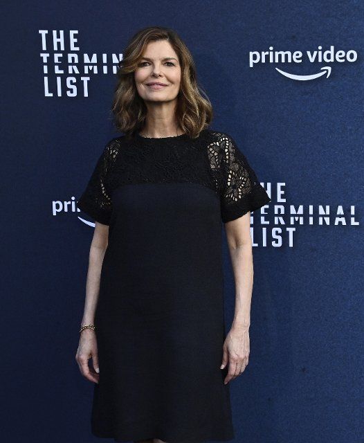 Cast member Jeanne Tripplehorn attends the premiere of the motion picture thriller "The Terminal List" at the DGA Theatre in Los Angeles on Wednesday, June 22, 2022. Storyline: A former Navy SEAL officer investigates why his entire platoon was ambushed during a high-stakes covert mission. Photo by Jim Ruymen