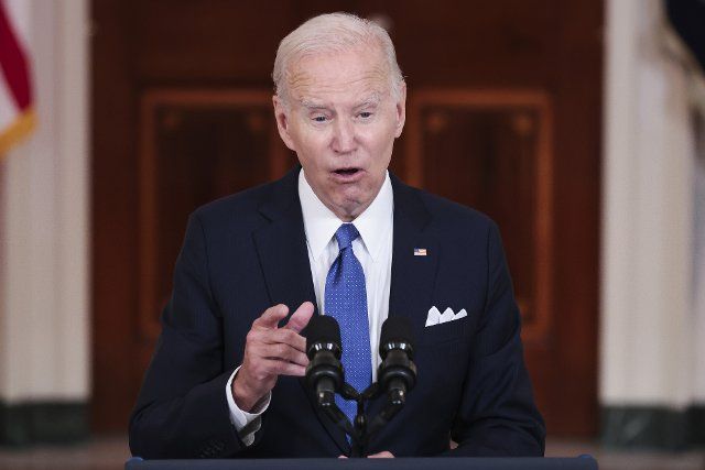 U.S. President Joe Biden deliver remarks on the Supreme Court decision on Dobbs v. Jackson Women\