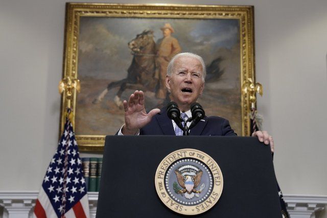 U.S. President Joe Biden delivers remarks and signs into law S. 2938, the Bipartisan Safer Communities Act, in the Roosevelt Room at the White House in Washington, DC on Saturday, June 25, 2022. The gun safety bill was passed and signed one month after the Uvalde mass shooting. Photo by Yuri Gripas