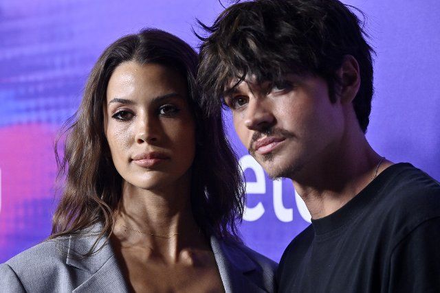 Kenya Kinski-Jones (L) and Will Peltz attend the Variety Power of Young Hollywood event at the NeueHouse Hollywood in Los Angeles on Thursday, August 11, 2022. Photo by Jim Ruymen