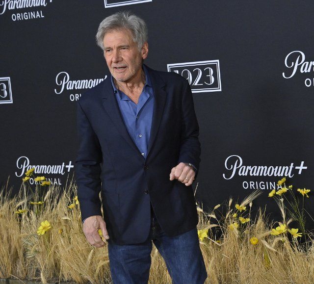 Cast member Harrison Ford attends the premiere of Paramount+\