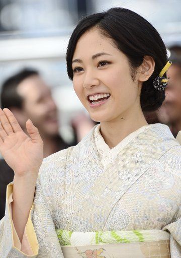 (140520) -- CANNES, May 20, 2014 (Xinhua) -- Japanese actress Jun Yoshinaga poses during the photocall of "Futatsume No Mado" at the 67th Cannes Film Festival in Cannes, France, May 20, 2014. The movie is presented in the Official Competition of the ...