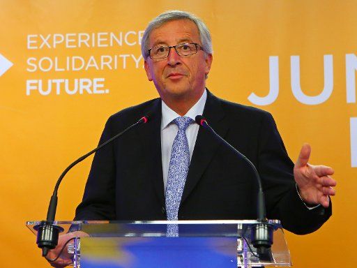 (140627) -- BRUSSELS, June 27, 2014 (Xinhua) -- Filed photo taken on May 25, 2014 shows Jean-Claude Juncker speaks at a press conference in Brussels, Belgium. European Union (EU) leaders decided on Friday to nominate Jean-Claude Juncker as next ...