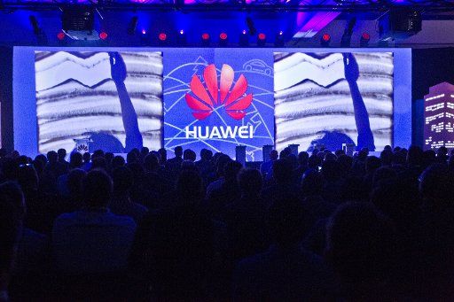(140715) -- SYDNEY, July 15, 2014 (Xinhua) -- Photo taken on July 15, 2014 shows the venue of the ICT Roadshow held by Huawei, in Sydney, Australia. Huawei launched four new products for the Australian market at Huawei\