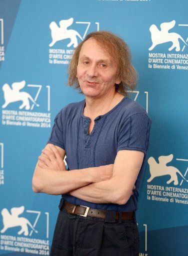 (140901) -- VENICE, Sept. 1, 2014 (Xinhua) -- Actor Michel Houellebecq poses during the photo call for "Near Death Experience" which is selected for the horizons competition during the 71st Venice Film Festival, in Lido of Venice, Italy on Sept. 1, ...