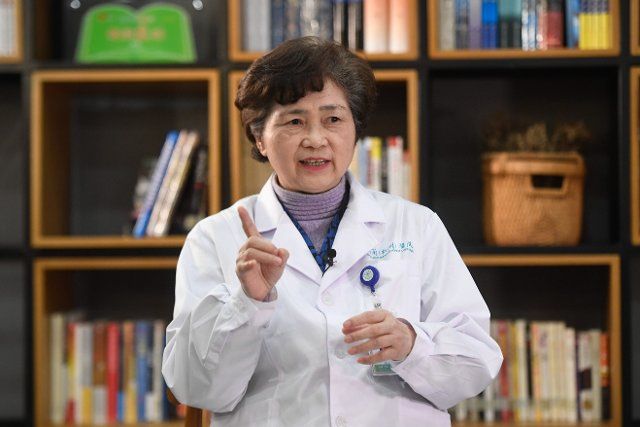 (200130) -- HANGZHOU, Jan. 30, 2020 (Xinhua) -- Li Lanjuan, an academician with the Chinese Academy of Engineering, who heads the State Key Laboratory for Diagnosis and Treatment of Infectious Diseases, receives an interview with Xinhua in Hangzhou, capital of east China\