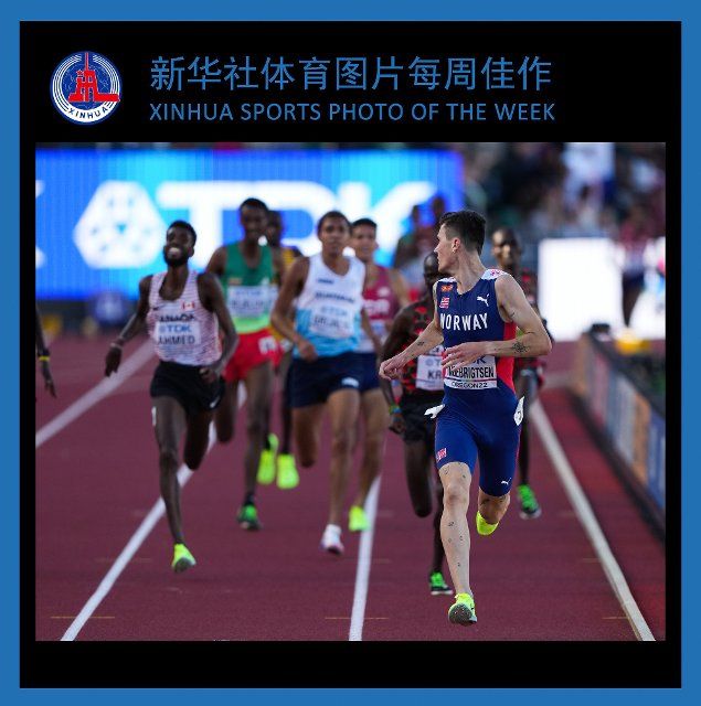 (220725) -- BEIJING, July 25, 2022 (Xinhua) -- XINHUA SPORTS PHOTO OF THE WEEK (from July 18, 2022 to July 24, 2022) TRANSMITTED on July 25, 2022. Norway\