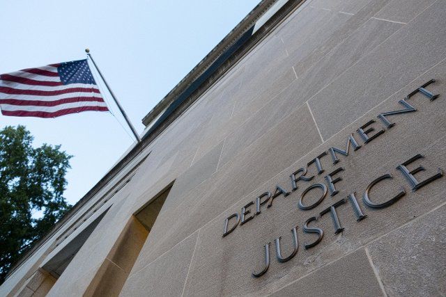 (220812) -- WASHINGTON, D.C., Aug. 12, 2022 (Xinhua) -- Photo taken on Aug. 11, 2022 shows the U.S. Department of Justice building in Washington, D.C., the United States. The U.S. Department of Justice (DOJ) filed a motion on Thursday to unseal the search warrant for former President Donald Trump\