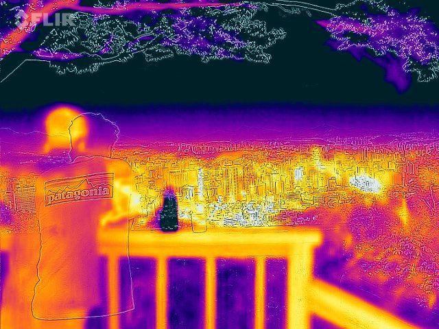 Heat wave This photo, taken with a thermal imaging camera from Mount Namsan, shows downtown Seoul amid a heat wave on July 27, 2022. (Yonhap)\/2022-07-27 16:19:41\/ < 1980-2022 YONHAPNEWS AGENCY. 