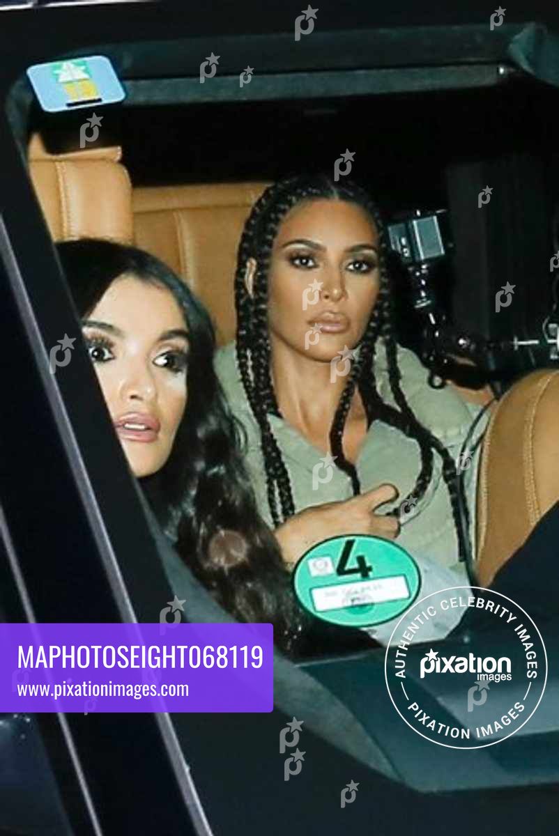 Kourtney Kardashian leaving Yeezy show during the Paris Fashion Week 2020 - Kim Kardashian