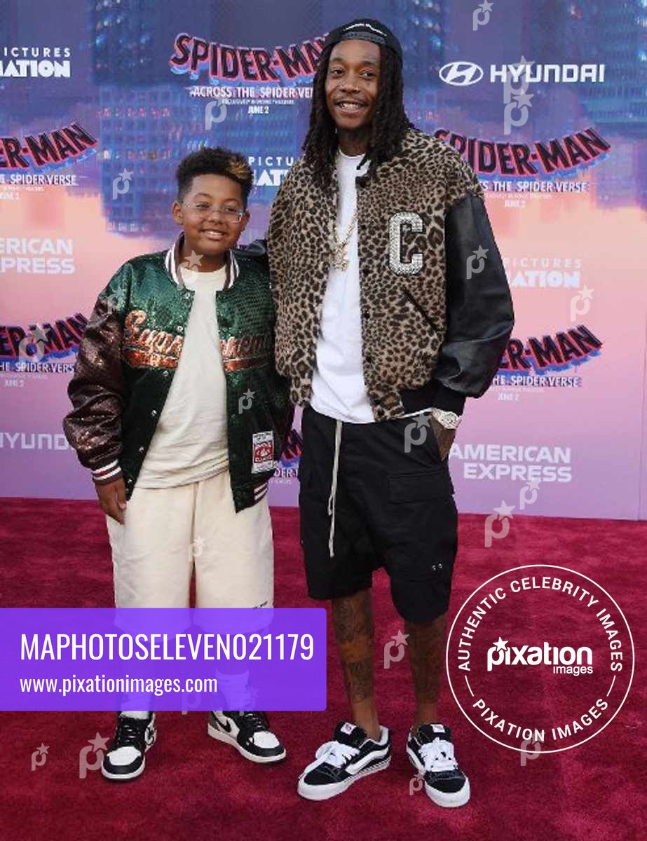 Sony Picture’s ‘Spider-Man: Across The Spider-Verse’ World Premiere - Wiz Khalifa and son Sebastian T