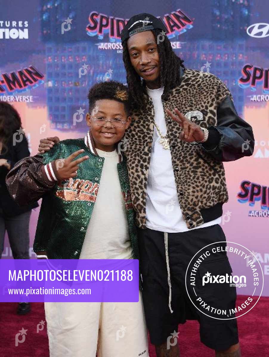 Sony Picture’s ‘Spider-Man: Across The Spider-Verse’ World Premiere - Wiz Khalifa and son Sebastian T