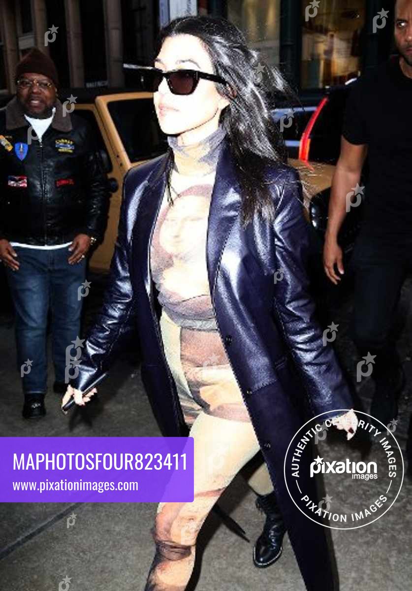 Kourtney Kardashian out in New York