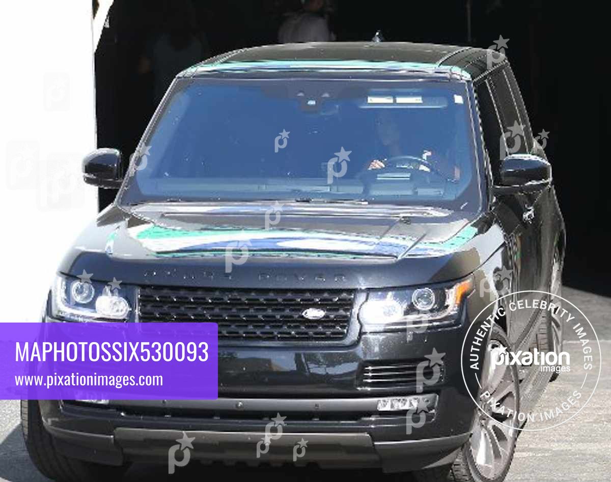 Kourtney Kardashian leaving the studios after filming in Los Angeles