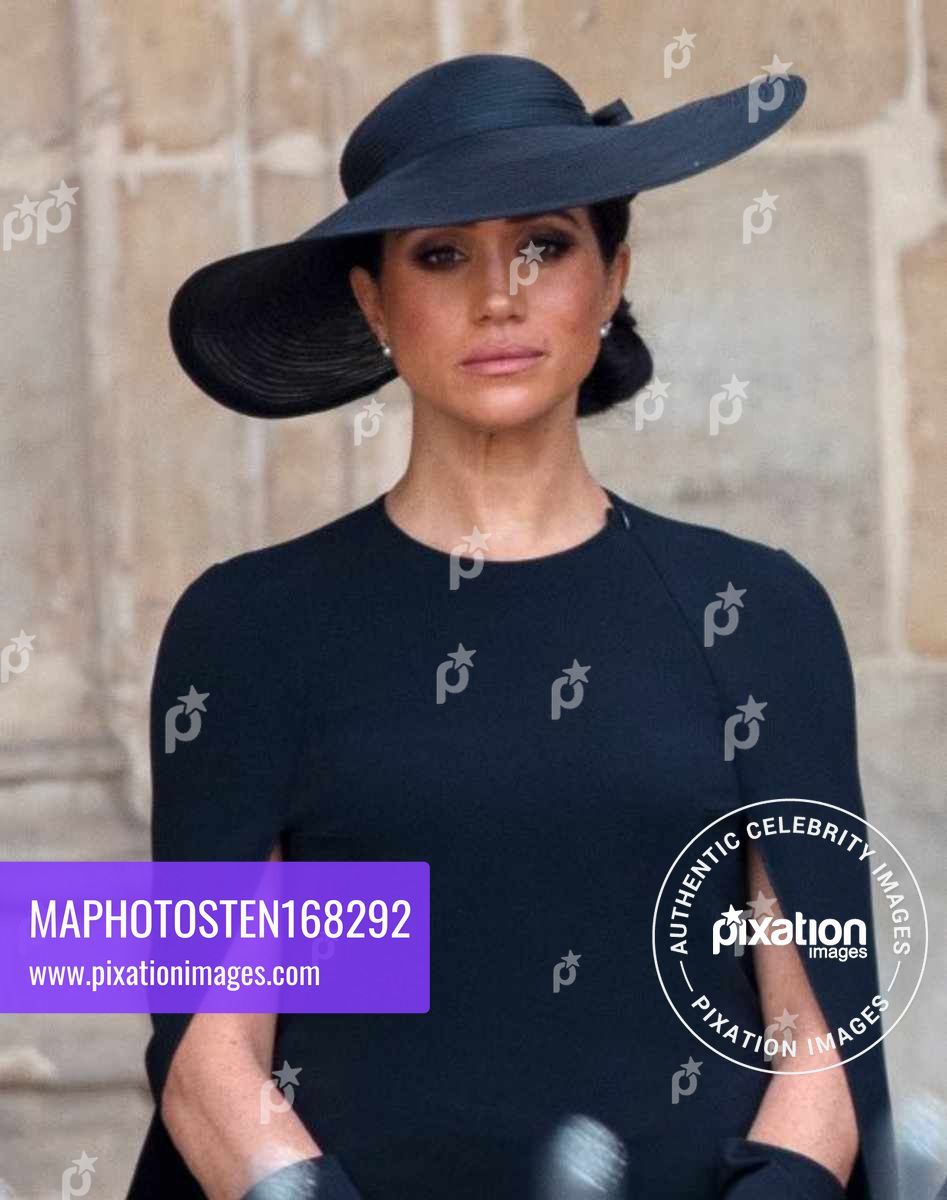 The State Funeral of HM Queen Elizabeth II at Westminster Abbey in London. - Meghan Markle