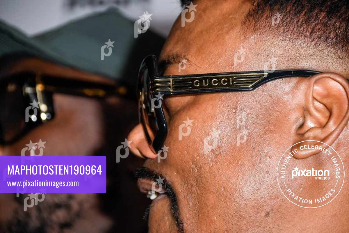 iHeartradio Music Festival - night 1 - Black Eyed Peas and Gucci sunglass detail