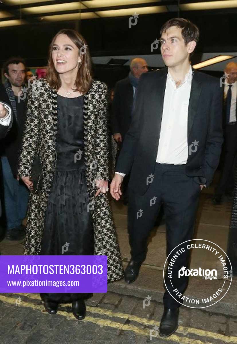 Keira Knightley & James Righton leaving The 'Charlotte' Screening, London